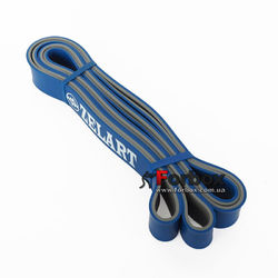 Резинка для подтягиваний двухслойная DUAL POWER BAND 2080*29*4,5 мм (FI-0911-5-BL, синий)