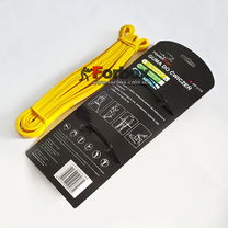 Резинка для подтягиваний Power Play 2100*14*4,5 мм (4115, желтый)
