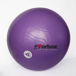 М'яч для фітнесу (фітбол) посилений 55см LiveUp Anti-Burst Core-Fit Exercise Ball (LP8201-55, фіолетовий)