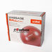 Мяч для фитнеса (фитбол) полумассажный LiveUp Half Massage Ball (LS3569-65, красный)