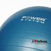 М'яч для фітнесу (фітбол) гладкий 55см Power System (PS-4011-55, синій)