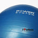 М'яч для фітнесу (фітбол) гладкий 65см Power System (PS-4012-65, синій)