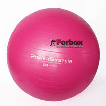 Мяч для фитнеса (фитбол) гладкий 65см Power System (PS-4012-65, розовый)