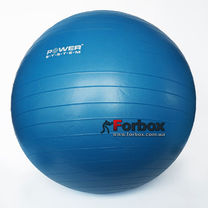 Мяч для фитнеса (фитбол) гладкий 85см Power System (PS-4018-85, синий)