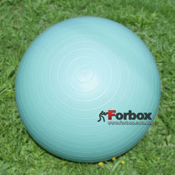М'яч для фітнесу (фітбол) гладкий глянсовий 65см Zelart (FI-1980-65, м'ятний)
