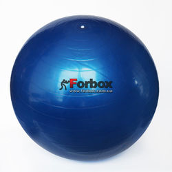 М'яч для фітнесу (фітбол) гладкий глянсовий 75см Zelart (FI-1981-75, синiй)