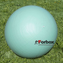 М'яч для фітнесу (фітбол) гладкий сатин 75см Zelart (FI-1984-75, блакитний)