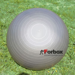 М'яч для фітнесу (фітбол) гладкий сатин 85см Zelart (FI-1985-85, сірий)