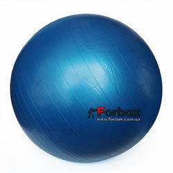 Мяч для фитнеса (фитбол) гладкий сатин 85см Zelart (FI-1985-85, синий)