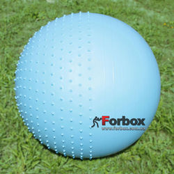 Мяч для фитнеса (фитбол) полумассажный 2в1 75см Zelart (FI-4437-75, синий)