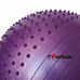 Мяч для фитнеса (фитбол) полумассажный 2в1 75см Zelart (FI-4437-75, фиолетовый)