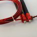 Скакалка швидкісна Zelart професійна зі сталевим тросом (FI-5345-R, червона)