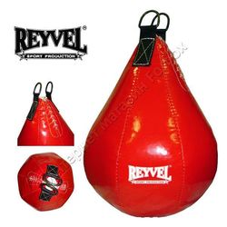 Боксерська груша REYVEL ПВХ (0382-rd, червона)