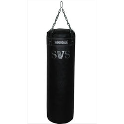 Боксерский мішок SVS Warrior кірза 1.2м, 41кг (BBW-312, Чорний)