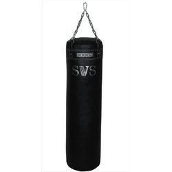 Боксерский мішок SVS Warrior кірза 1.4м, 47кг (BBW-314, Чорний)