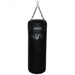 Боксерский мішок SVS Warrior кірза 1м, 34кг (BBW-310, Чорний)