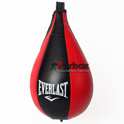 Груша пневматическая каплевидная подвесная Everlast (BO-6316, красно-черная)