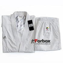 Кімоно для карате Kumite Fighter Adidas з акредитацією WKF (K220KF-SP) біле