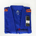 Кімоно для дзюдо Adidas Club 350 гм2 (J350В, синє з помаранчевими смугами)