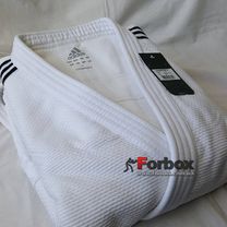 Кимоно для дзюдо Adidas Champion 3 с лицензией IJF 730 гм2 (J-IJF, белое)