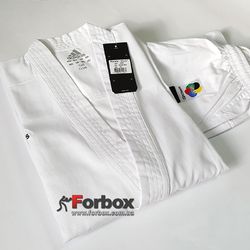 Кимоно для каратэ Club Adidas с аккредитацией WKF (K220, белое)