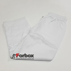 Штани для карате Matsa білого кольору (MA-0016) (без поясу і куртки)