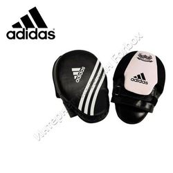 Лапы боксерские Adidas MMA (LBAM, черно-белые)