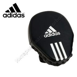 Боксерские лапы гнутые Adidas Economy (ADIBAC011, черные)