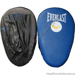 Лапы малые Everlast кожа (LS-1380, черно-синие)
