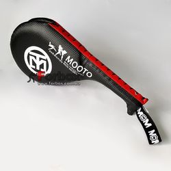 Ракетка для тхэквондо двойная Zelart (F-06-BK, черная)