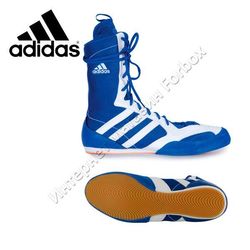 Боксерки Adidas обувь для бокса Tygun 2 сине-белые