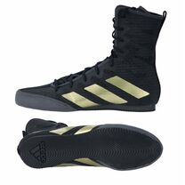 Боксерки Adidas Box Hog 4 (GZ6116, черные с золотом)