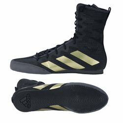 Боксерки Adidas Box Hog 4 (GZ6116, чорні із золотом)