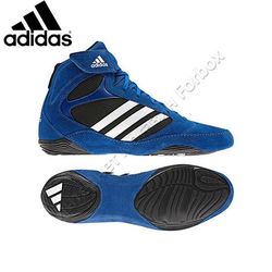 Взуття для боротьби Adidas борцовки Pretereo 2 (U42107, синьо-чорні)