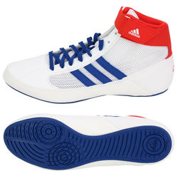 Взуття для боротьби Adidas Борцовки Havoc (BD7129, біло-синьо-червоні)
