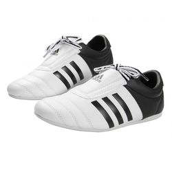 Взуття для тхеквондо Adidas степки AdiKick 2 (ADITKK01CH, біло-чорні)