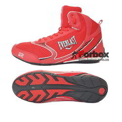 Боксерки Everlast обувь для бокса FORCE (ELM126A, красные)