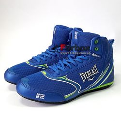 Боксерки Everlast взуття для боксу FORCE (ELM126B, синій)