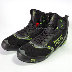 Боксерки Everlast взуття для боксу FORCE (ELM126D, чорно-зелений)