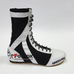 Обувь для бокса Green Hill боксерки высокие (BSS-3050, бело-черные)