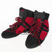 Взуття для боксу Боксерки Україна з натуральної замші з сіткою (BSLTRS, чорно-червоні)
