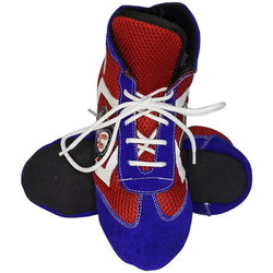 Обувь для борьбы самбо Velo на мягкой подошве из замши (OB-5800, двухцветные)