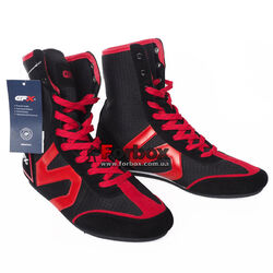 Боксерки GFX замшеві (GF-DK522-BKRD, чорно-червоні)