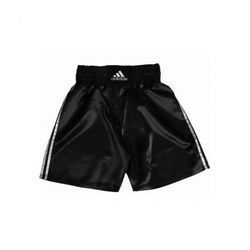 Шорты боксерские Adidas Multi-B (ADISMB01, черные с серебром)