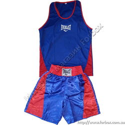 Форма боксерська Everlast (VL-3062, синьо-червона)
