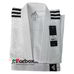 Кімоно для дзюдо Adidas Club 350гм2 (J350, біле з чорними полосами)