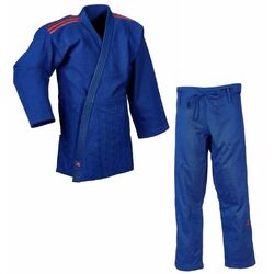 Кімоно для дзюдо Adidas Club 350 гм2 (J350В, синє з червоними полосами)