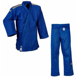 Кимоно для дзюдо Adidas Champion 3 IJF (J-IJF-SMU, синее с золотом)