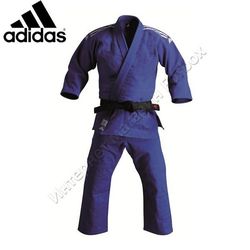 Кимоно для дзюдо Adidas с аккредитацией IJF (J800Elite, синее)