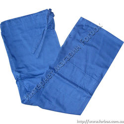 Штани для дзюдо Matsa синього кольору на зріст 150см
